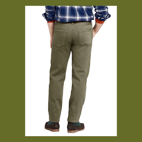 Lands’ End Olive Green Jeans - Picture 2 of 8